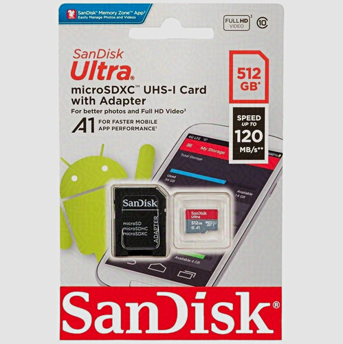 Sandisk ultra 512gb microsdxc - sandisk,
